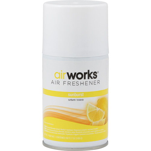 AirWorks&reg; Metered Air Fresheners, Sunburst, Aerosol Can Quali-T-Solutions