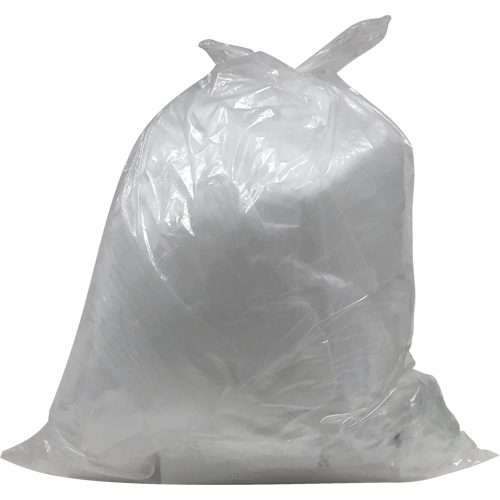 Sacs &agrave; d&eacute;chets de calibre industriel, Fort, 26" la x 36" lo, 0,9 mils, Transparent, Capacit&eacute; 45 L (12 gal.) Quali-T-Solutions