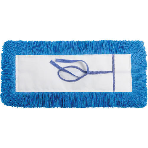 Static-H Dust Mop, Tie-On Style, Nylon, 18" L x 5" W Quali-T-Solutions