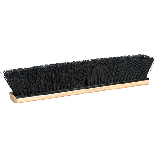 Push Broom Head, 24", Medium, PVC/Tampico Bristles Quali-T-Solutions