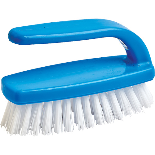 Nail Cleaning Brush, 4" L, Synthetic Bristles, Blue/White Quali-T-Solutions