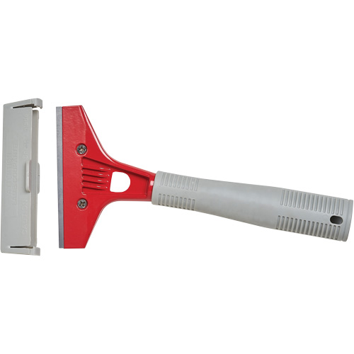 Small Scraper, Steel Blade, 4" Wide, Plastic Handle Quali-T-Solutions