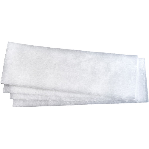 Chiffons pour vadrouille Static Attack, Poly&eacute;thyl&egrave;ne, Blanc Quali-T-Solutions