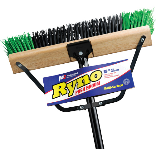 Balai-brosse &agrave; manche renforc&eacute; Ryno, 18", Ferme, Soies PVC Quali-T-Solutions