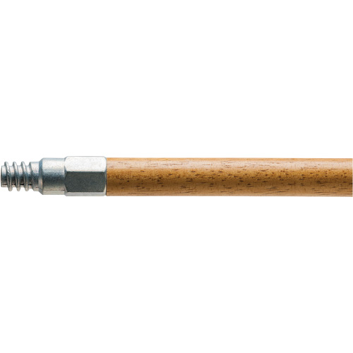 Manche en bois avec embout en m&eacute;tal, Bois, Pointe Filetage ACME, 15/16" dia, 54" lo Quali-T-Solutions