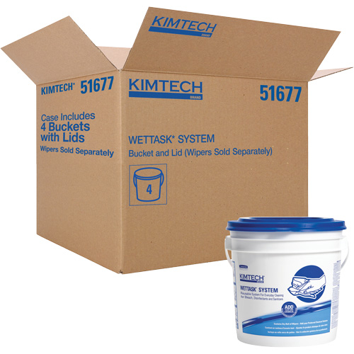 WetTask Wiping System Bucket with Lid Quali-T-Solutions