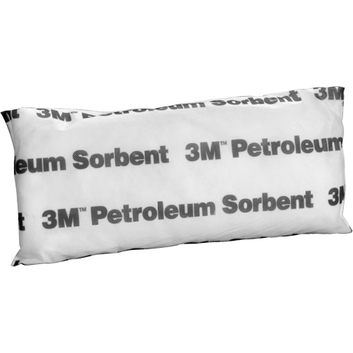 Petit tampon absorbant pour produits p&eacute;troliers, Huile seulement, 15" lo x 7" la, 12,7 gal absorption/pqt Quali-T-Solutions