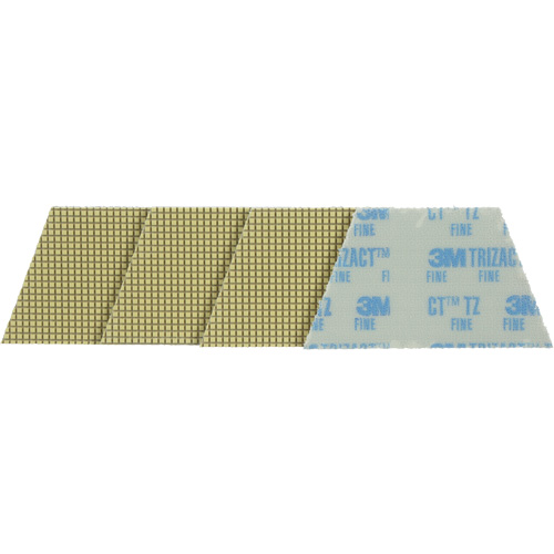 Trizact Diamond TZ Abrasive Pad, Grinding/Polish, Blue Quali-T-Solutions