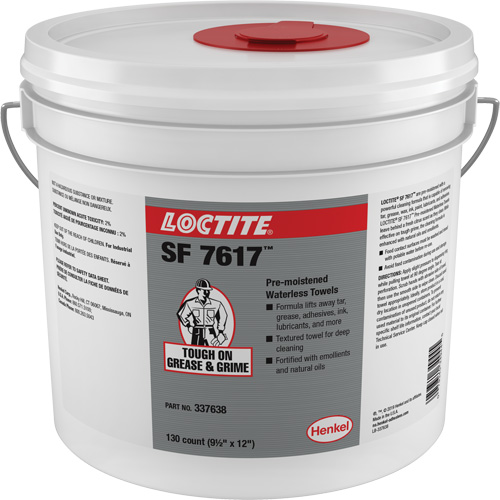 Essuie-mains industriels SF 7617, 130 lingettes, 12" x 9-1/2" Quali-T-Solutions