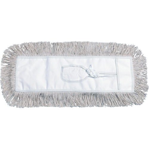 Vadrouille &agrave; &eacute;pousseter, Style &agrave; attacher, Coton, 60" lo x 5" la Quali-T-Solutions