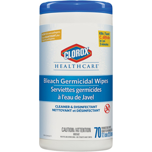 Healthcare&reg; Disinfecting Bleach Wipes, 70 Count Quali-T-Solutions