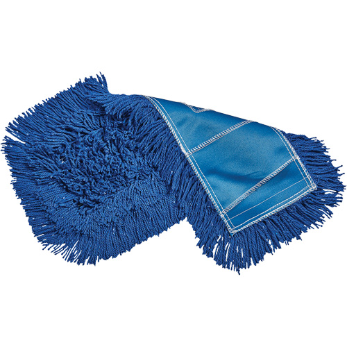 Vadrouille &agrave; &eacute;pousseter &eacute;conomique, Style &agrave; enfiler, Fil, 24" lo x 5" la Quali-T-Solutions