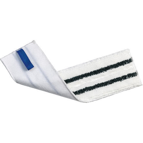 Wet Mop Pad, Scrubber, Microfibre, 4-1/2" x 18" Quali-T-Solutions
