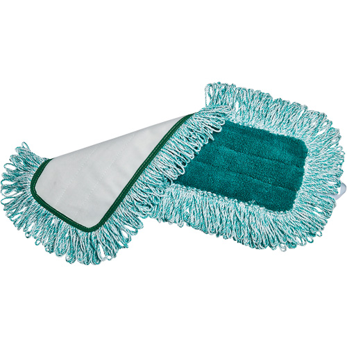 Dry Pad with Fringe, Hook and Loop Style, Microfibre/Polyester, 36" L x 5-3/4" W Quali-T-Solutions