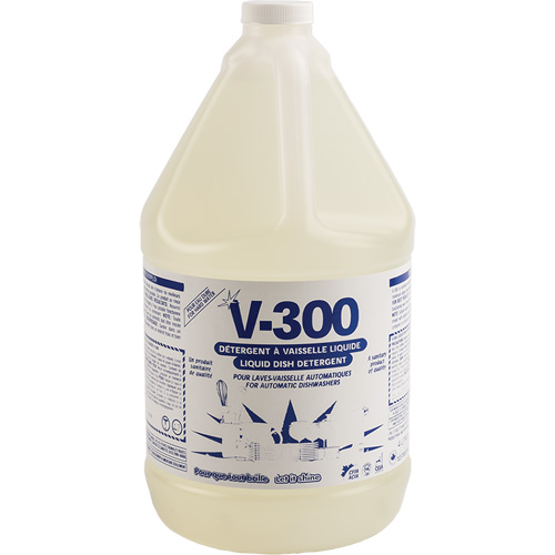 D&eacute;tergent &agrave; vaisselle pour eau dure, pour lave-vaisselle automatique, Liquide, 4 L Quali-T-Solutions
