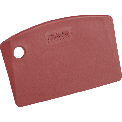 Mini grattoir de paillasse perceptible par d&eacute;tecteur de m&eacute;tal, Rouge, 5-1/4" la x 3-2/5" lo Quali-T-Solutions