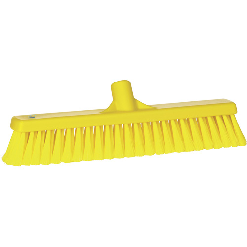 Balai-brosse pour particules fines, Crins Fin/&agrave; bout ouvrant, 16-1/4", Polypropyl&egrave;ne, Jaune Quali-T-Solutions