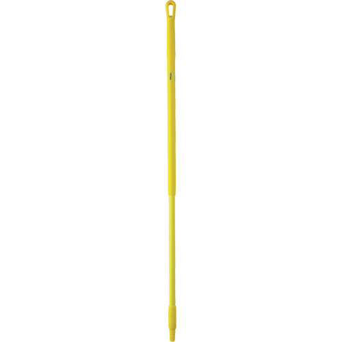 Handle, Broom/Brush/Pad Holder/Scraper/Squeegee, Yellow, Standard, 51-1/2" L Quali-T-Solutions