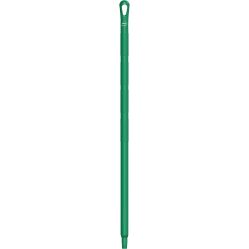 Ultra Hygiene Handle, Broom/Brush/Pad Holder/Scraper/Squeegee, Green, Standard, 40" L Quali-T-Solutions