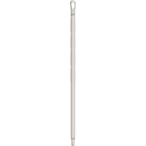 Ultra Hygiene Handle, Broom/Brush/Pad Holder/Scraper/Squeegee, White, Standard, 40" L Quali-T-Solutions