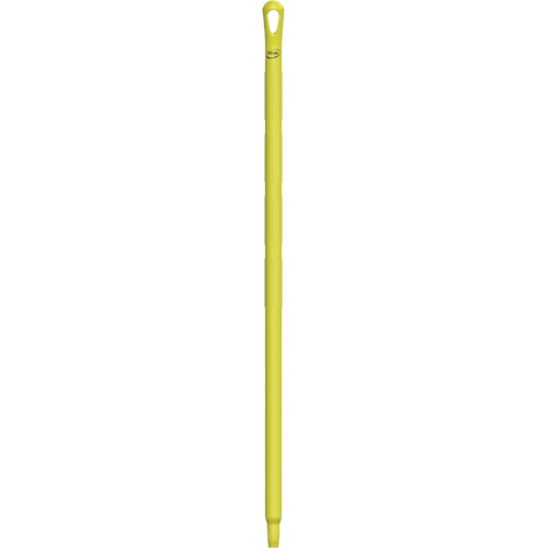 Ultra Hygiene Handle, Broom/Brush/Pad Holder/Scraper/Squeegee, Yellow, Standard, 40" L Quali-T-Solutions