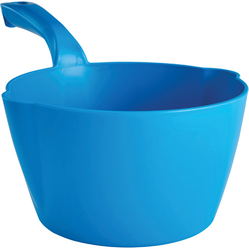 Round Bowl Scoop, Plastic, Blue, 64 oz. Quali-T-Solutions