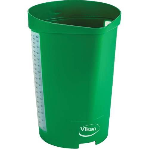 Cruche gradu&eacute;e, Plastique, Vert, 65 oz Quali-T-Solutions