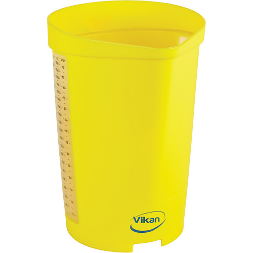 Measuring Jug, Plastic, Yellow, 65 oz. Quali-T-Solutions