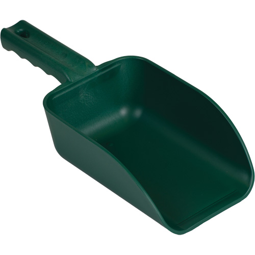 Metal Detectable Hand Scoop, Plastic, Green, 32 oz. Quali-T-Solutions