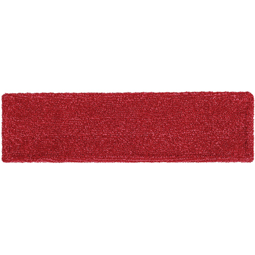 Adaptable Flat Mop Pad, Finishing, Microfibre, 5-1/2" x 19-1/2" Quali-T-Solutions
