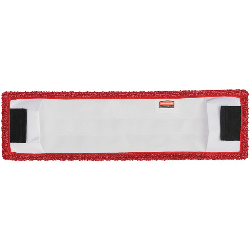 Adaptable Flat Mop Pad, Finishing, Microfibre, 5-1/2" x 19-1/2" Quali-T-Solutions