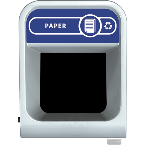 Conteneur pour d&eacute;chets de papier Configure, Vrac/Bord de rue/De bureau, Acier, 15 gal. US Quali-T-Solutions