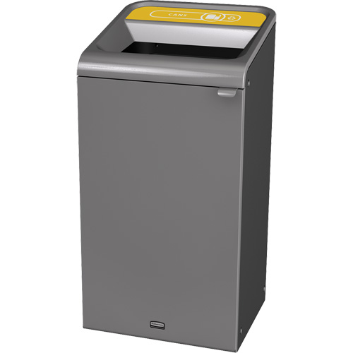Conteneur pour d&eacute;chets de bidon Configure, Vrac/Bord de rue/De bureau, Acier, 23 gal. US Quali-T-Solutions