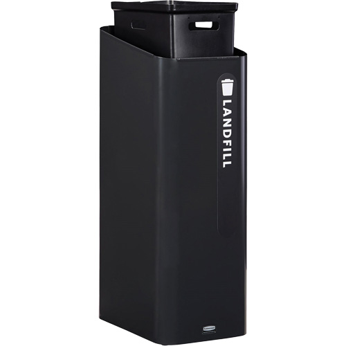 Bac d'ordures destin&eacute;s &agrave; l'enfouissement Sustain, Plastique/Acier, 15 gal. US Quali-T-Solutions