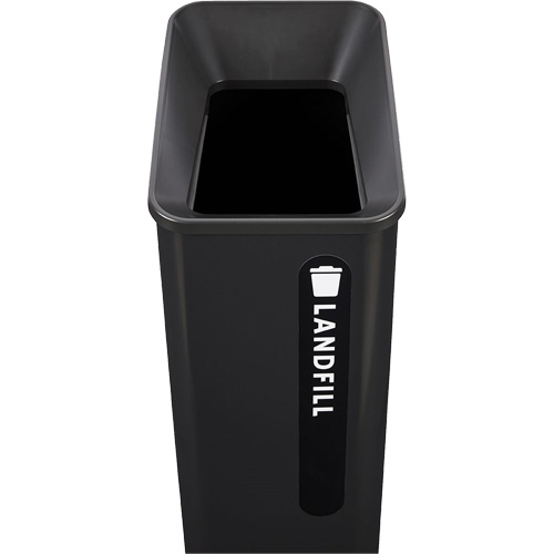 Bac d'ordures destin&eacute;s &agrave; l'enfouissement Sustain, Plastique/Acier, 15 gal. US Quali-T-Solutions