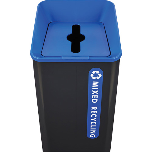 Sustain Mixed Recycling Container, Bulk, Plastic, 23 US gal. Quali-T-Solutions