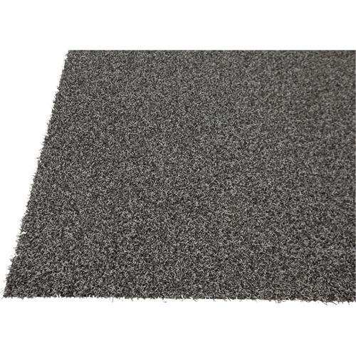 Tapis dint&eacute;rieur/ext&eacute;rieur Tundra, Latex/Polypropyl&egrave;ne, Grattoir Type, Motif Velours touffet&eacute;, 3-1/2' x 15', Charbon Quali-T-Solutions