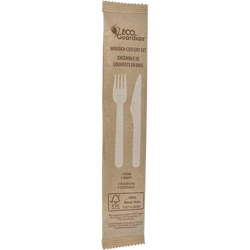 Fork & Knife Wooden Cutlery Kit Quali-T-Solutions