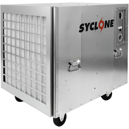 Machine &agrave; air n&eacute;gatif et &eacute;purateur dair Syclone 1950 pi. cu/min, 2 Vitesses Quali-T-Solutions