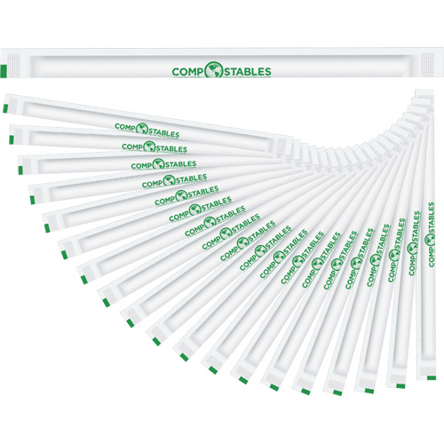 Pailles en quatre couches, emball&eacute;es Quali-T-Solutions