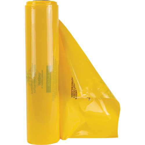 Hazardous Waste Liners, Asbestos, 40" L x 26" W, 3 mils Quali-T-Solutions