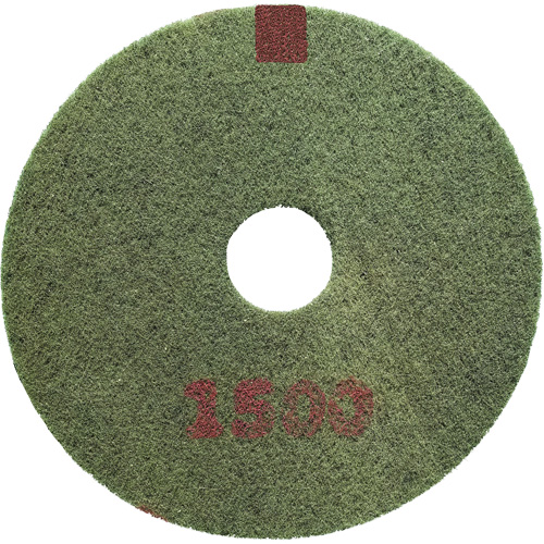 Tampon pour planchers, grain 1500, 20", &agrave; r&eacute;curer/D&eacute;capant, Rouge Quali-T-Solutions