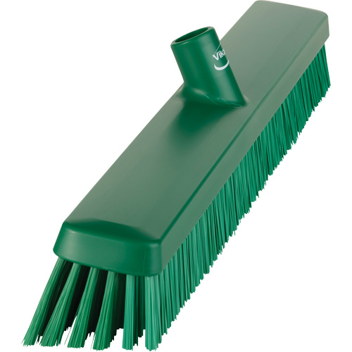Balai-brosse robuste, Crins Fin/Ferme, 24", Vert Quali-T-Solutions