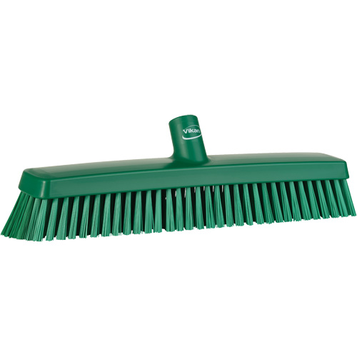 T&ecirc;te de balai-brosse, Crins Fin/Ferme, 16-1/2", Polyester/Polypropyl&egrave;ne, Vert Quali-T-Solutions