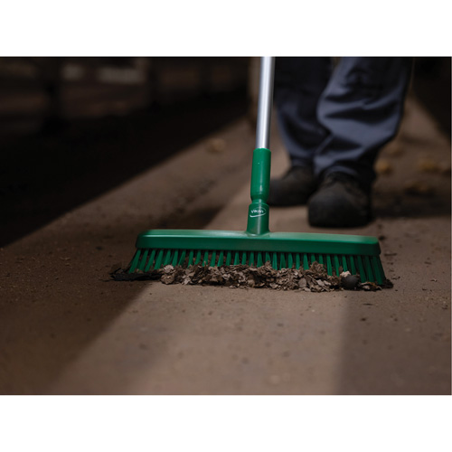 T&ecirc;te de balai-brosse, Crins Fin/Ferme, 16-1/2", Polyester/Polypropyl&egrave;ne, Vert Quali-T-Solutions