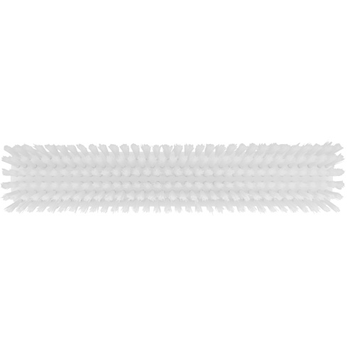 Push Broom Head, Fine/Stiff Bristles, 16-1/2", Polyester/Polypropylene, White Quali-T-Solutions