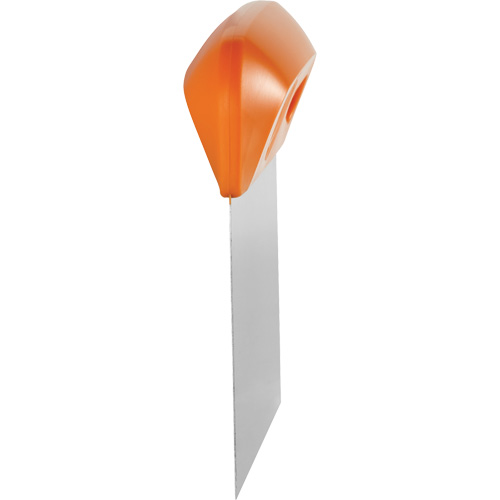 Flexible Stainless Steel Dough Cutter/Scraper, Orange, 4-1/2" W x 5-3/4" L Quali-T-Solutions