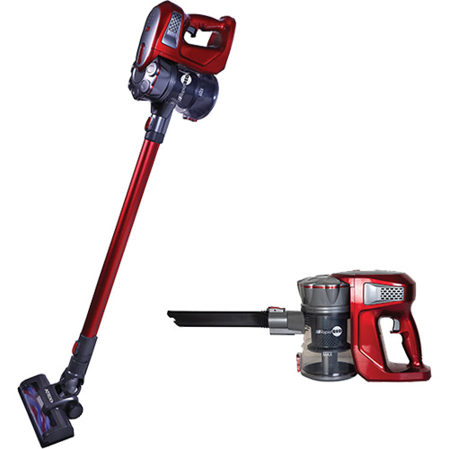 Rapid Red Cordless Stick Vacuum, Dry, 0.5 US Gal. (1.89 Litres) Quali-T-Solutions