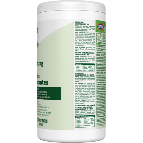 Lingettes d&eacute;sinfectantes EcoClean, 75 lingettes Quali-T-Solutions