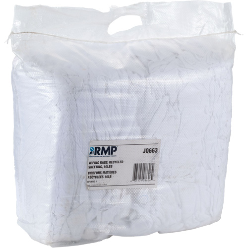 Chiffons, Blanc, 10 lb Quali-T-Solutions